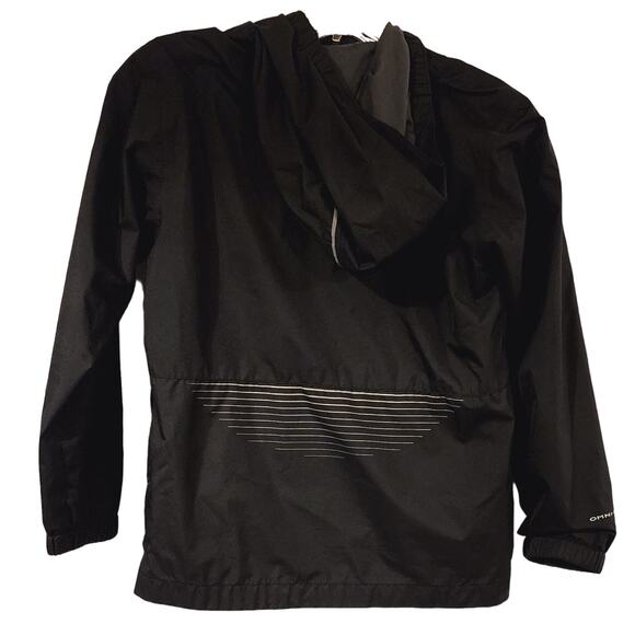 Columbia Youth Hooded Rain Jacket Size Small 8 - Picture 2 of 4